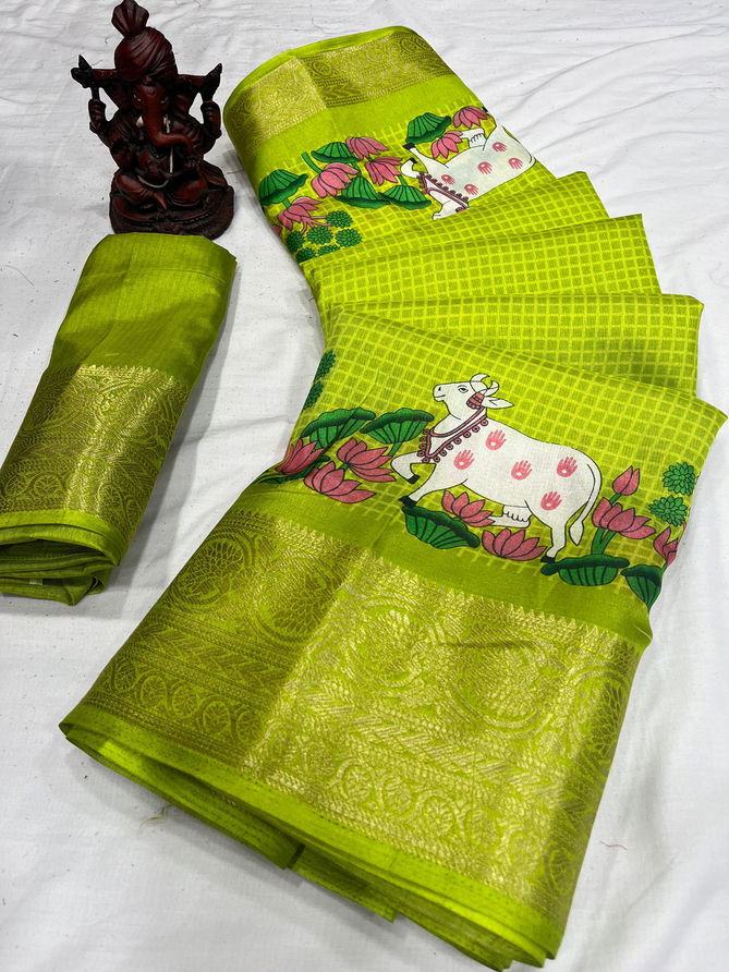 Wow Hit Small Flower Printed Non Catalog Saree Wholesale Price In Surat
